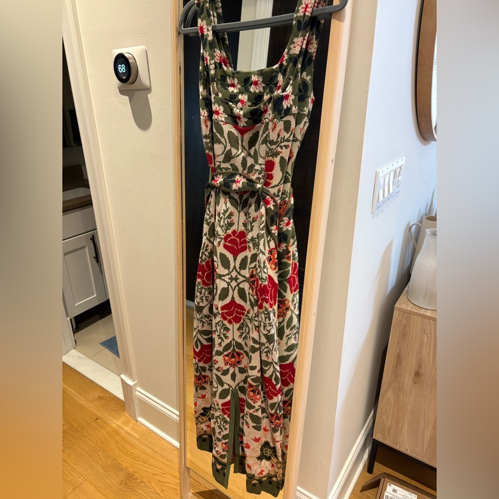 FARM Rio Floral Maxi Dress in Red and Green - Picture 5 of 7